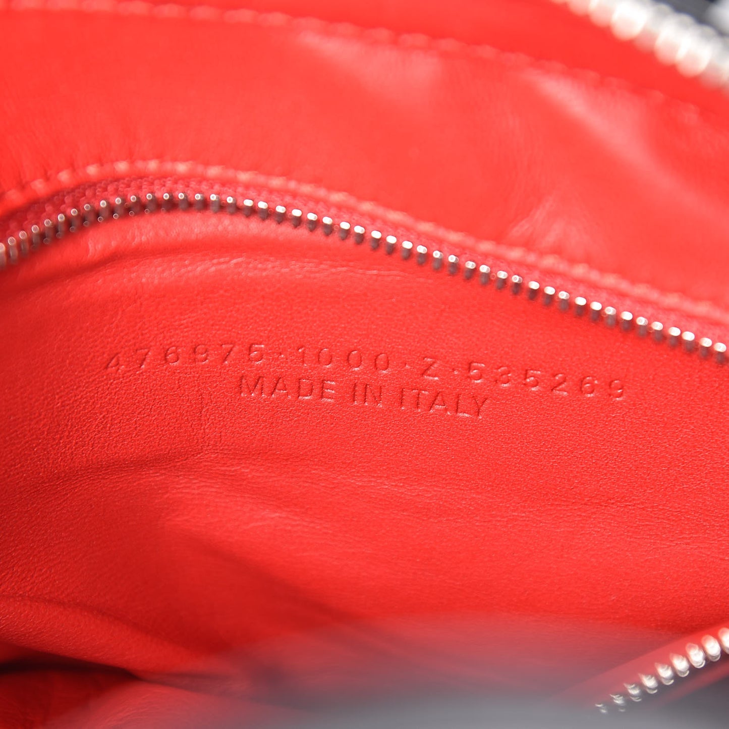 Calfskin S Triangle Duffle Black