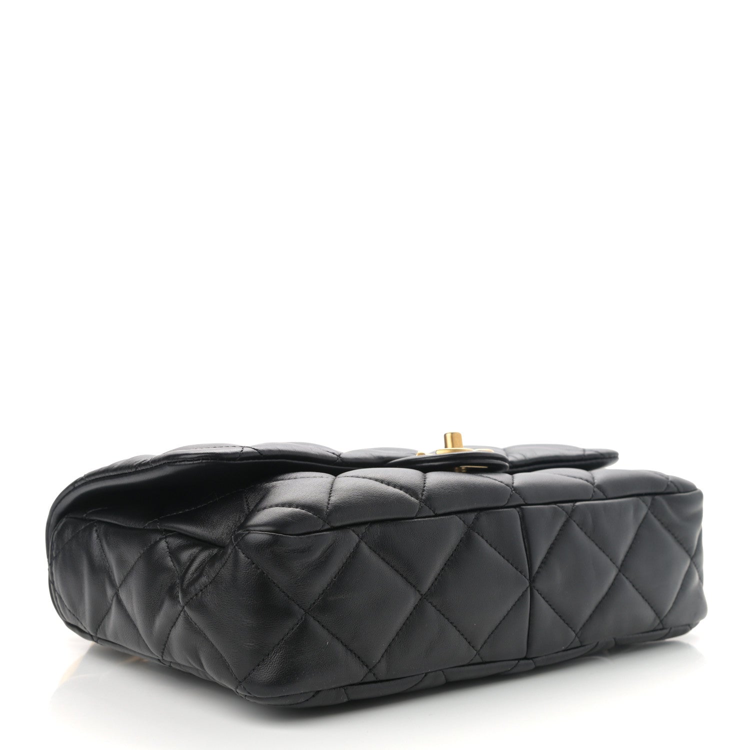 Chanel Lambskin Quilted Large CC Funky Town Flap Black 4 of 10