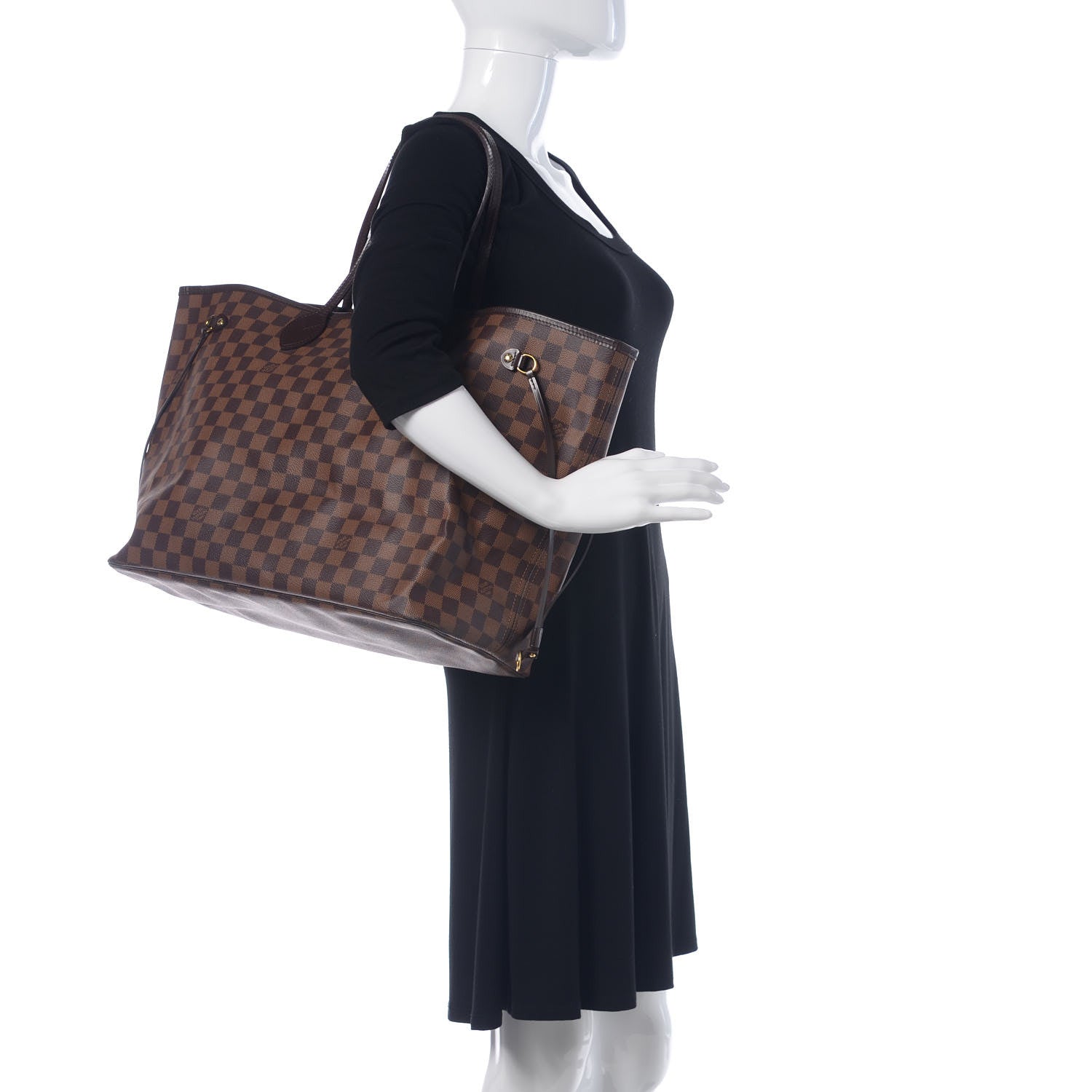 Louis Vuitton Damier Ebene Neo Neverfull GM 2 of 16
