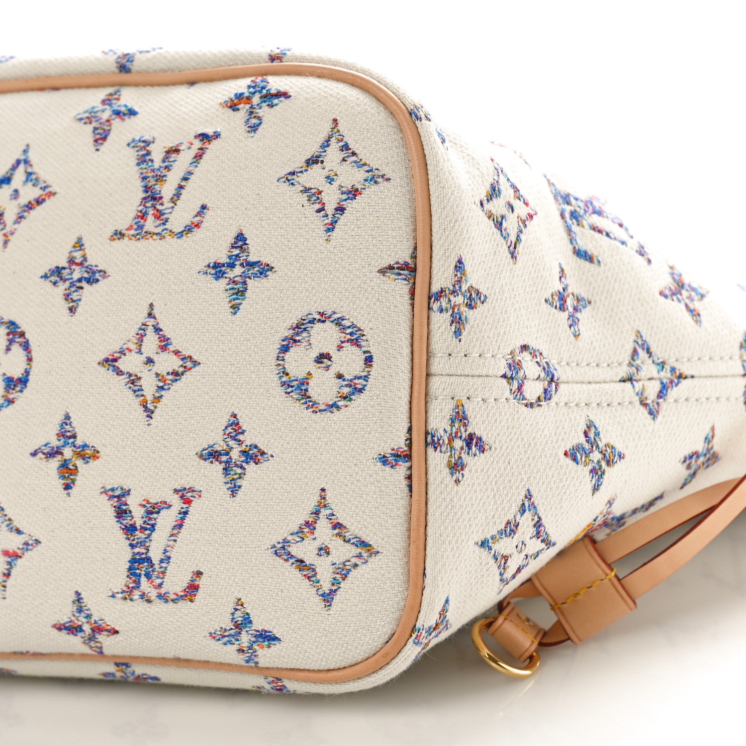 Louis Vuitton Monogram Jacquard Neverfull MM Multicolor Beige 9 of 9