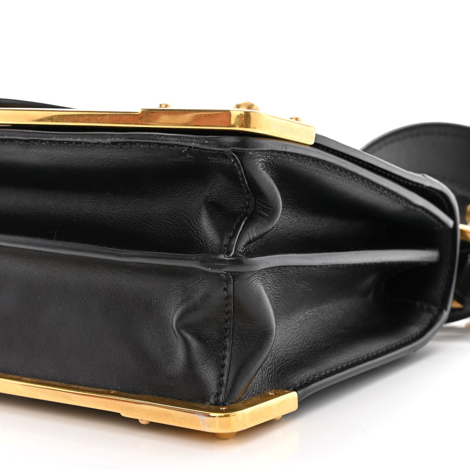 Prada City Calf Saffiano Cahier Bag Black 10 of 10