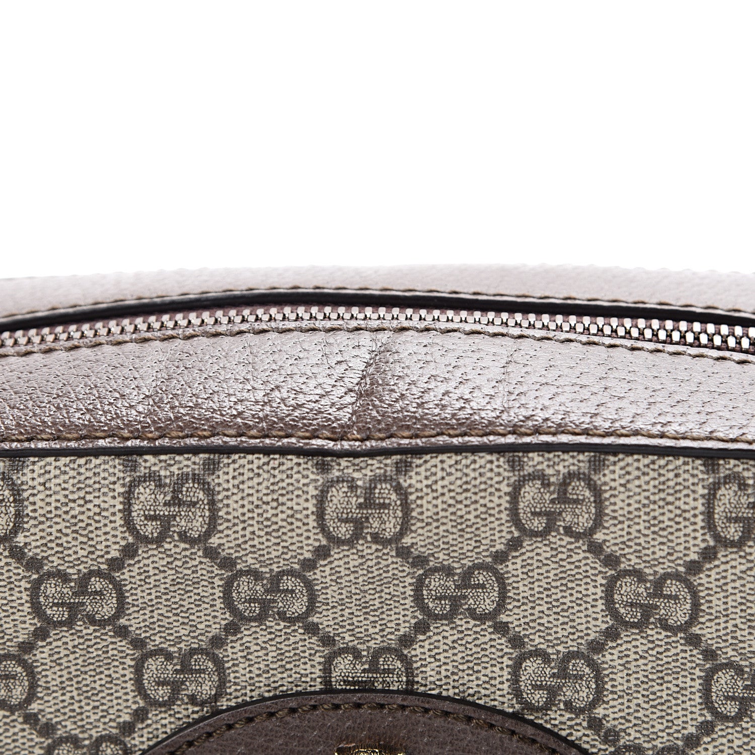 Gucci GG Supreme Monogram Web Neo Vintage Shoulder Bag Beige New Acero Crop 10 of 10
