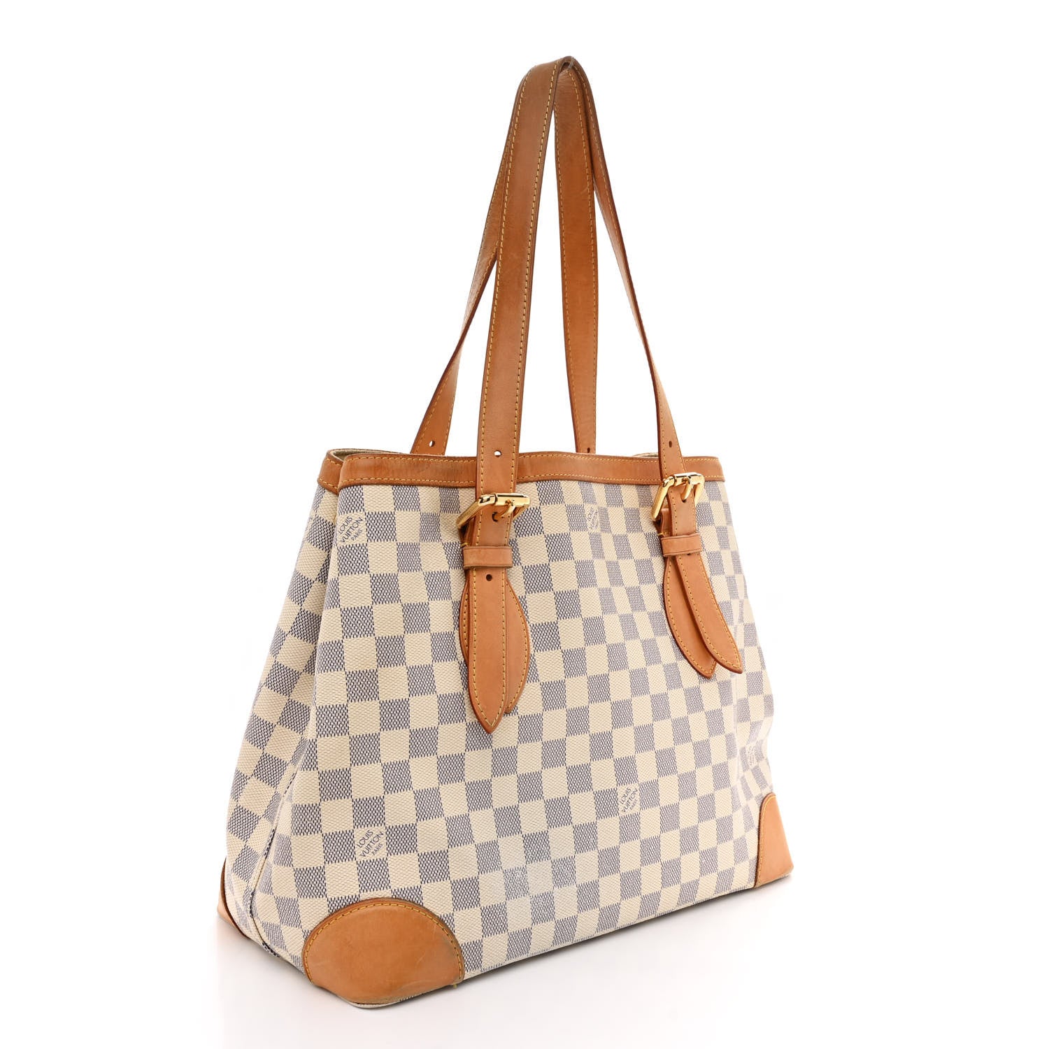 Louis Vuitton Damier Azur Hampstead MM 3 of 12