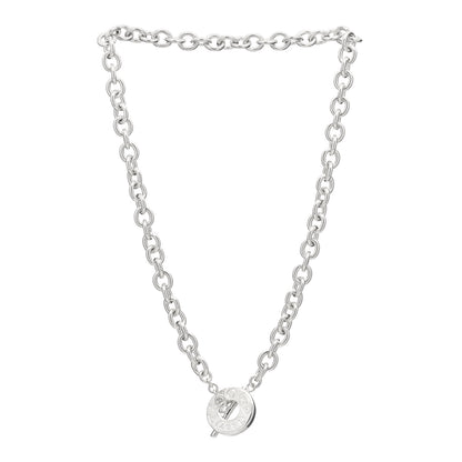 Tiffany Sterling Silver 1837 Toggle Necklace 3 of 4