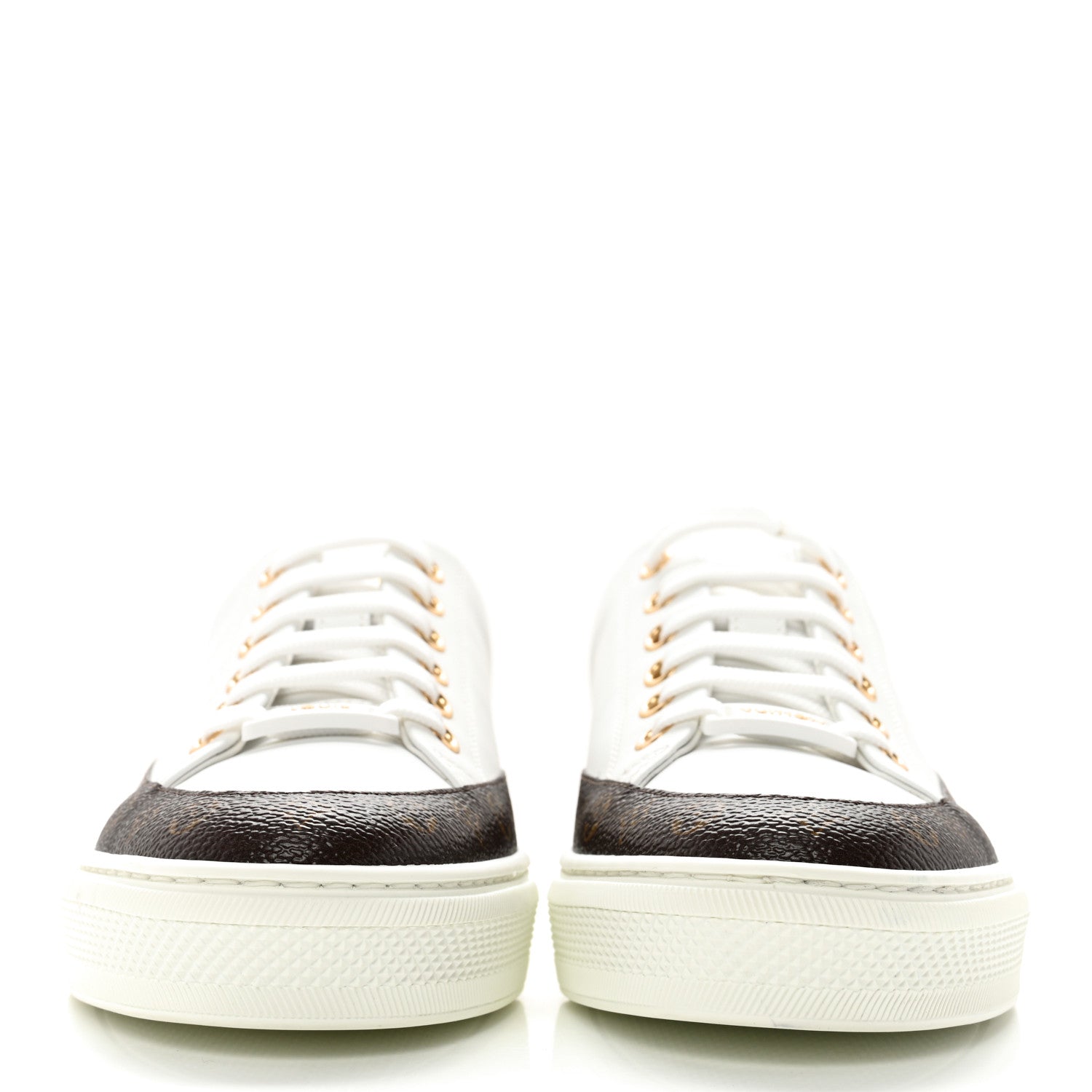 Louis Vuitton Monogram Womens Stellar Open Back Sneakers 36 White 2 of 8
