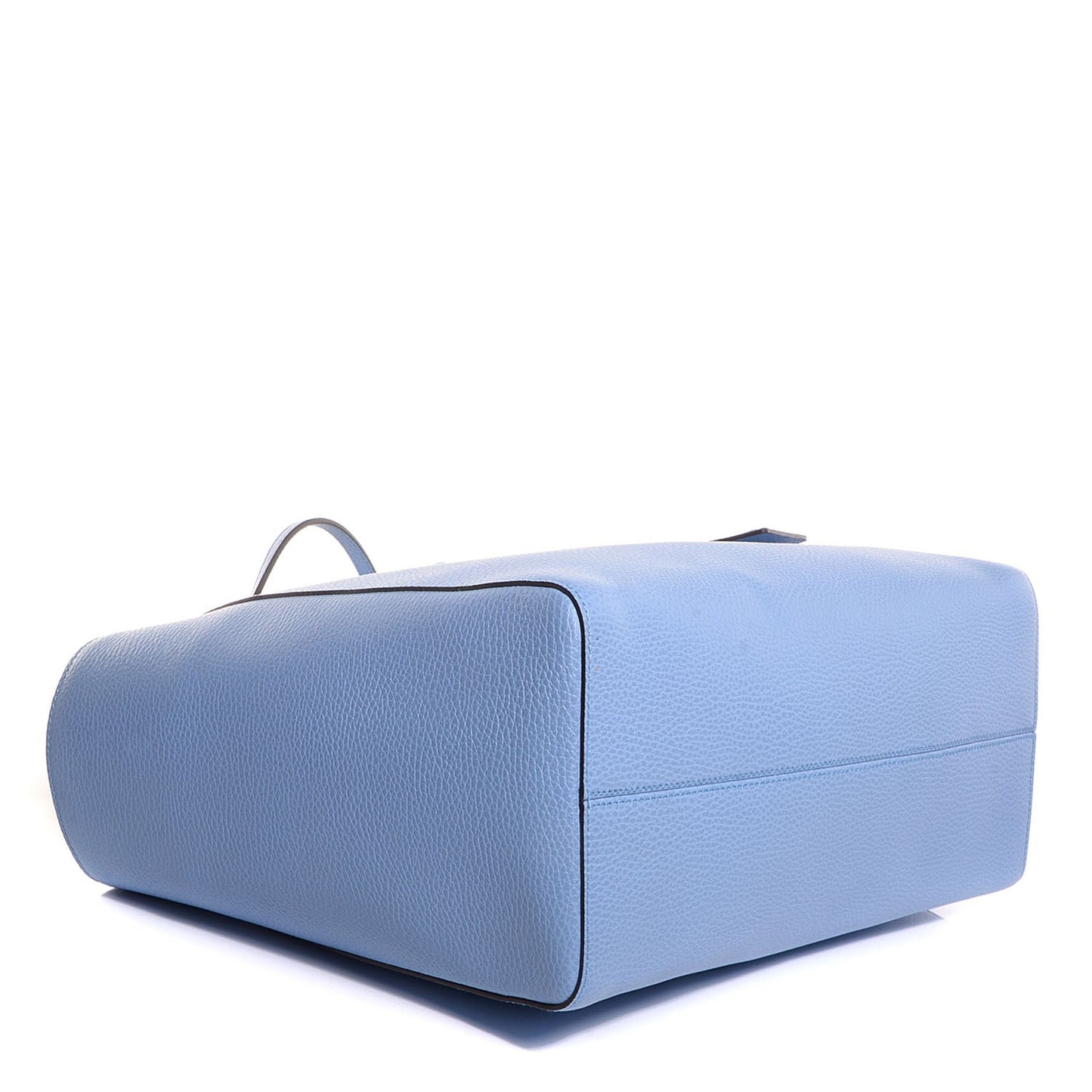 Dollar Calfskin Medium Swing Tote Mineral Blue