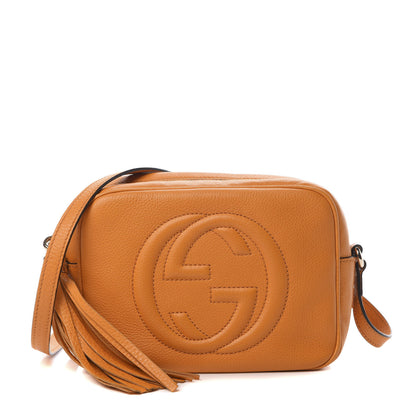 Gucci Pebbled Calfskin Small Soho Disco Bag Curcuma 1 of 10