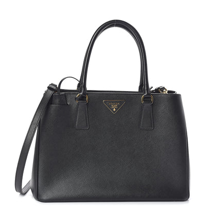 Prada Saffiano Lux Medium Tote Black 1 of 8
