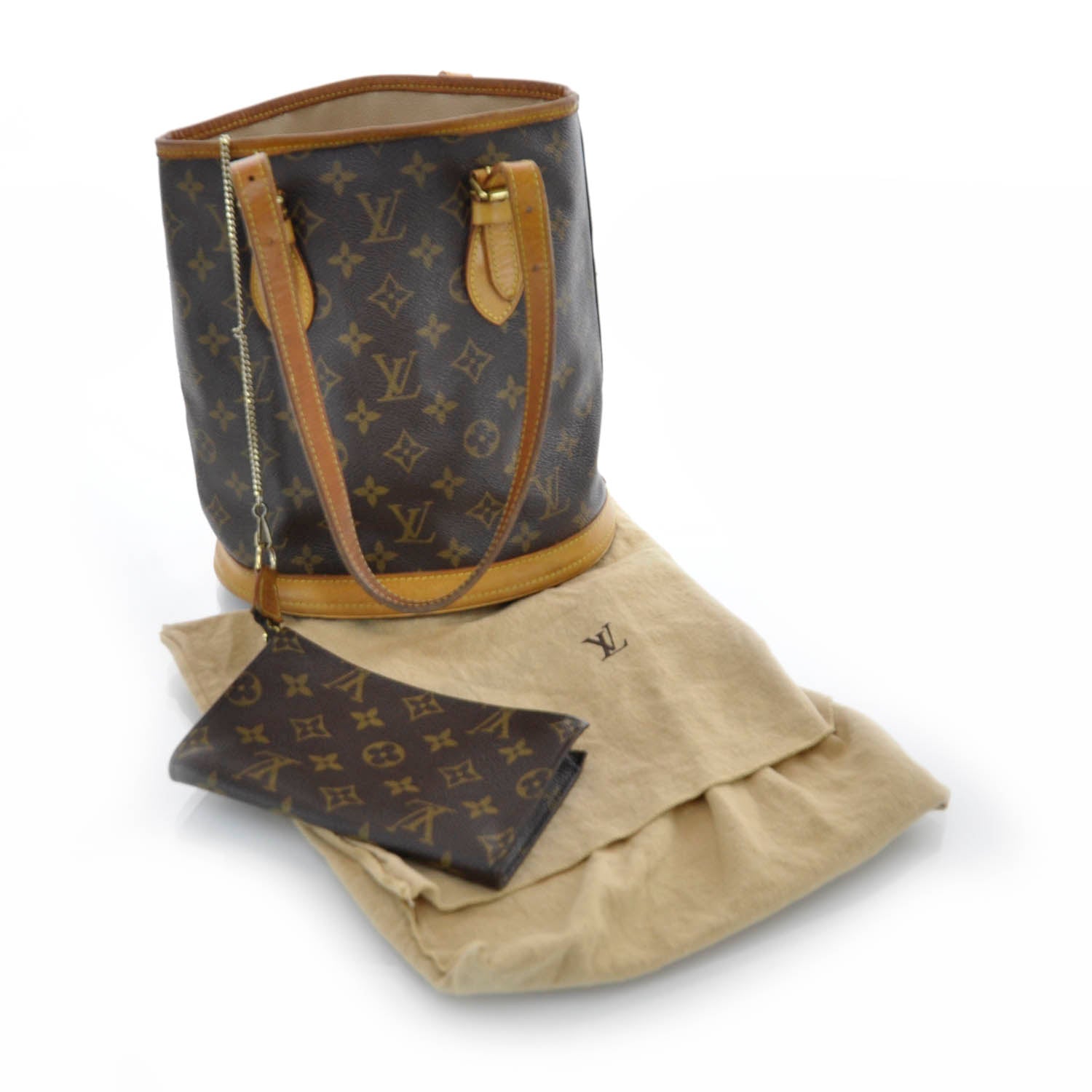 Louis Vuitton Monogram Petit Bucket 23 3 of 10