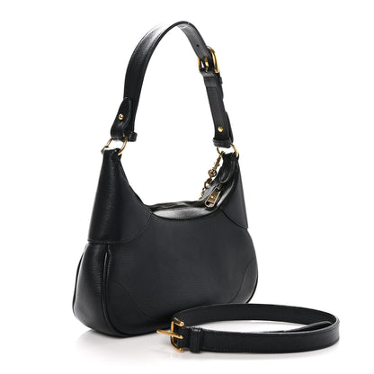 Gucci Goatskin Small Aphrodite Shoulder Bag Black 3 of 11