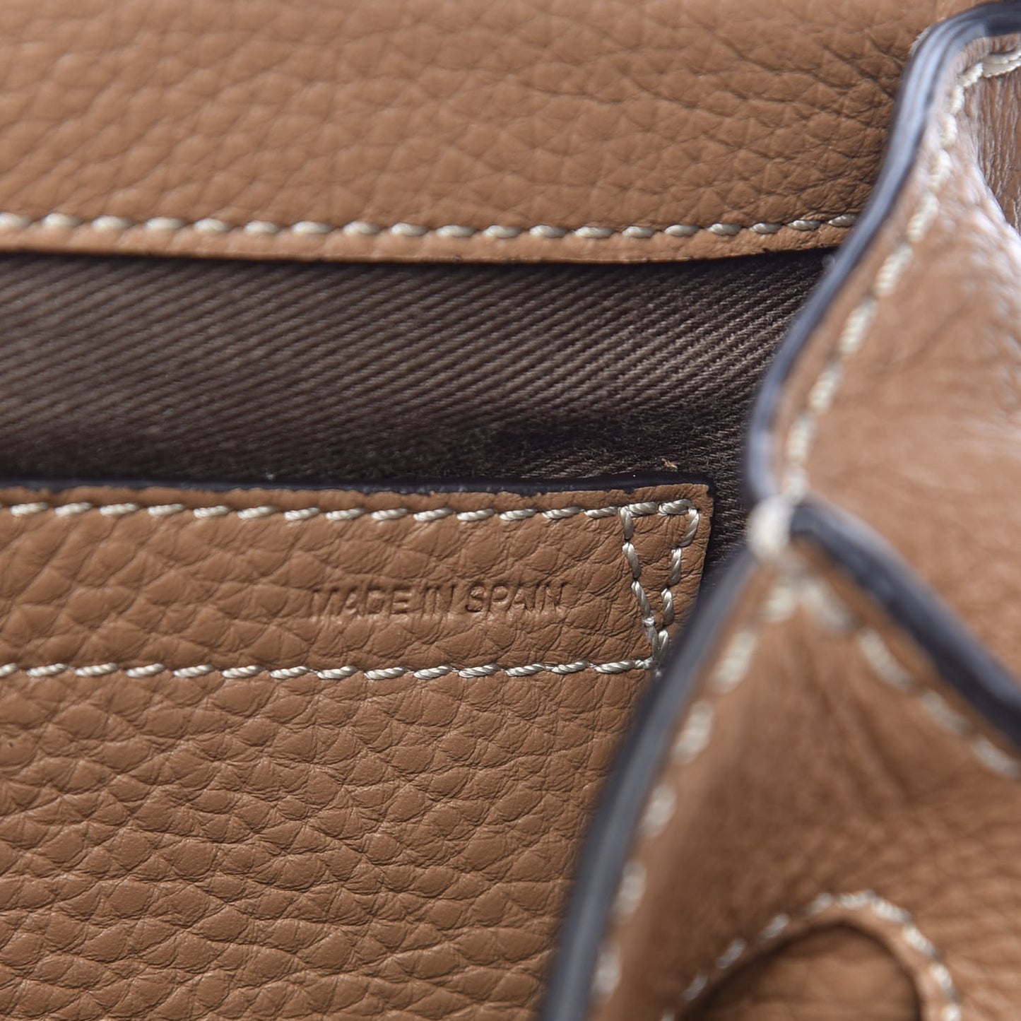 Calfskin Mini Marcie Round Crossbody Bag Nut