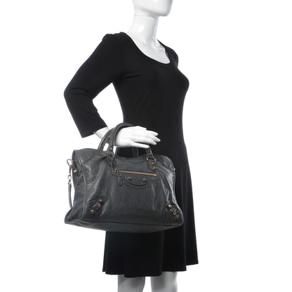 Balenciaga Agneau Giant 12 Rose Gold Hardware City Gris Tarmac 3 of 13