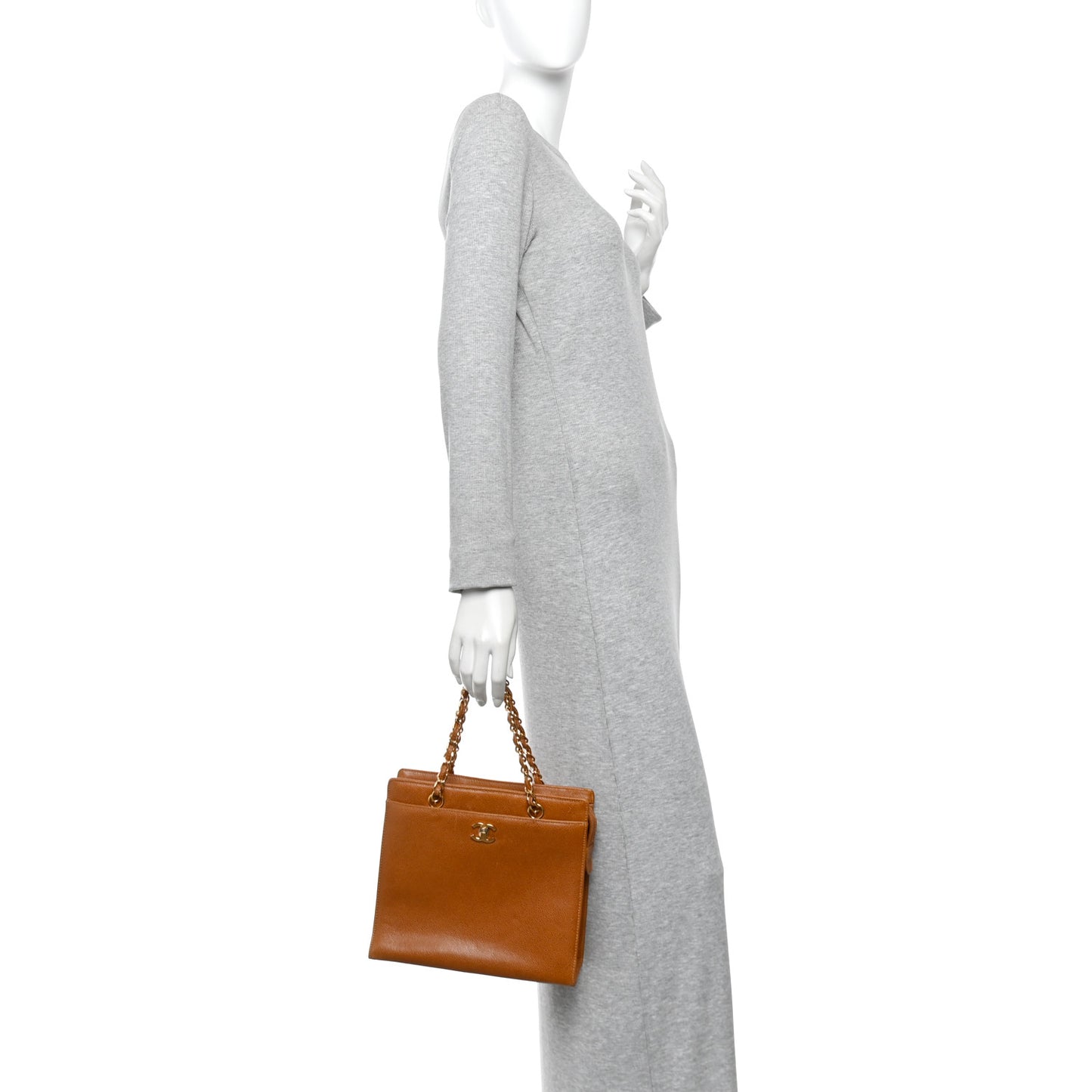 Caviar CC Tote Brown