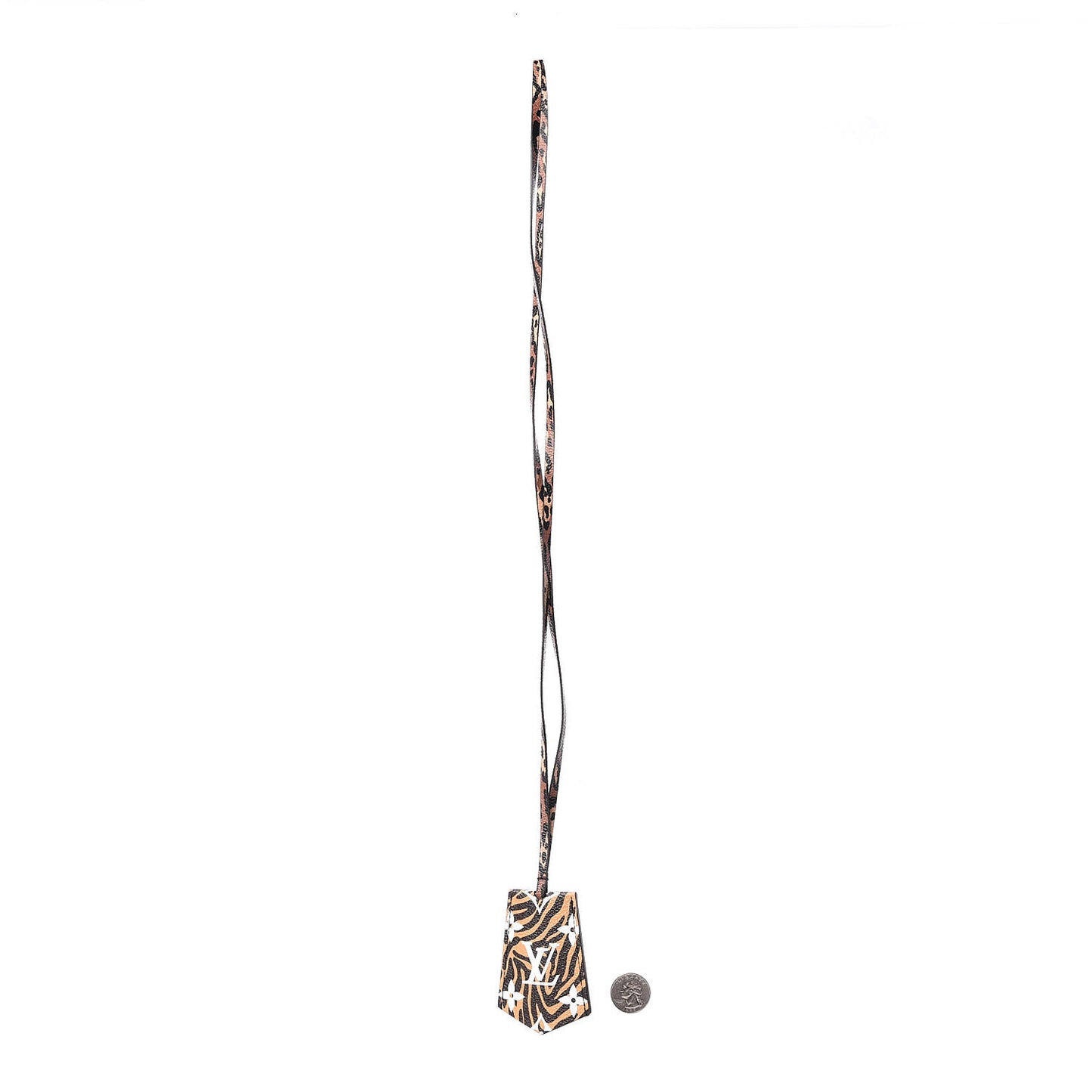 Monogram Giant Jungle Oversize Clochette Key Bell Holder Black