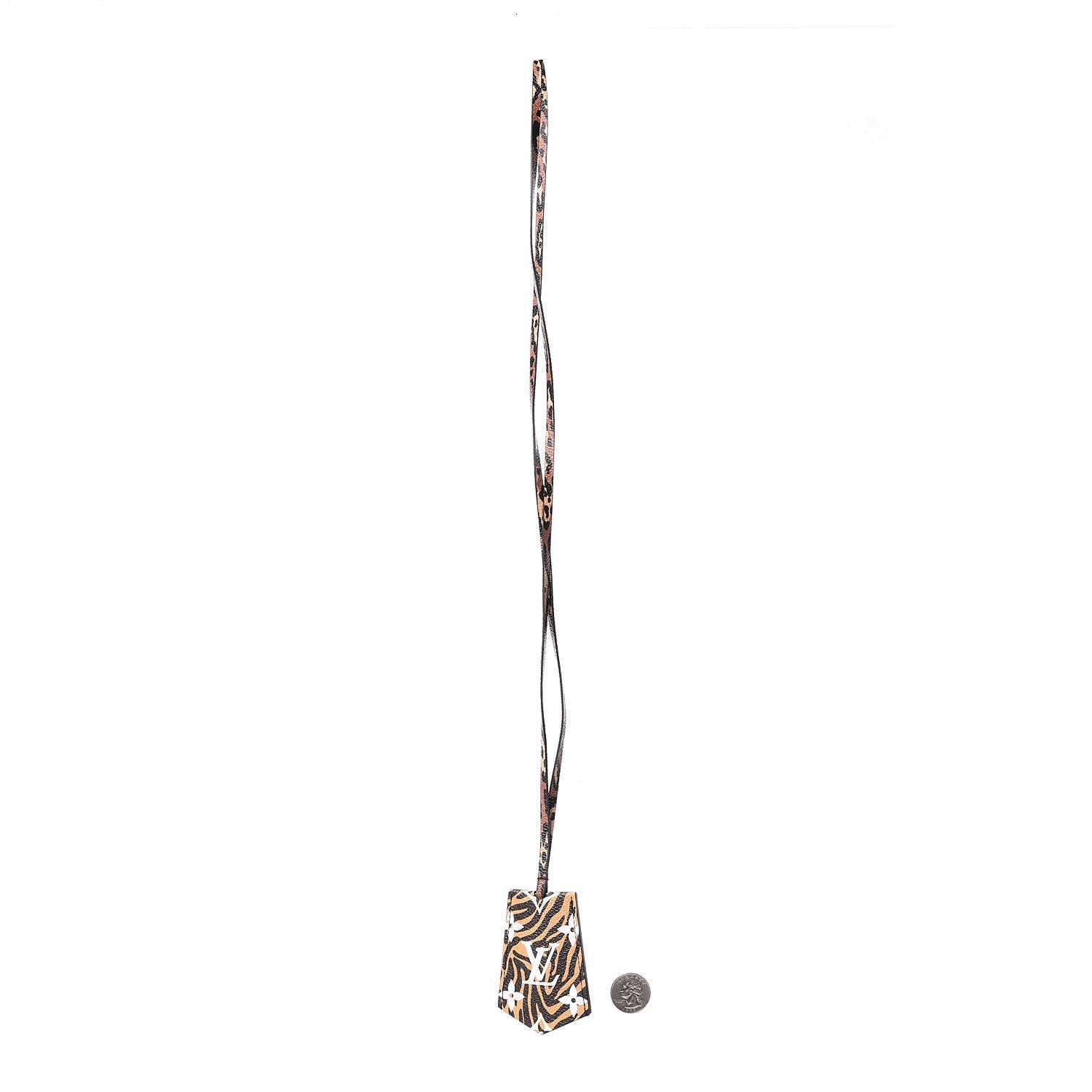 Louis Vuitton Monogram Giant Jungle Oversize Clochette Key Bell Holder Black 2 of 3