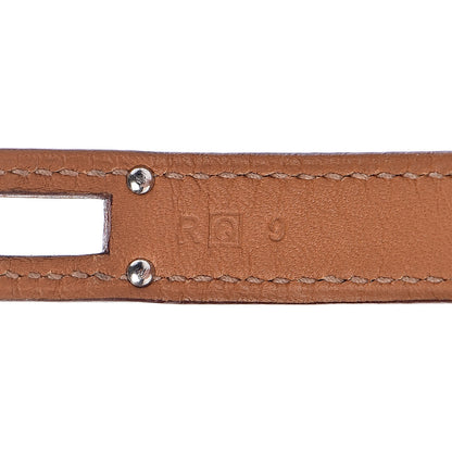 Hermes Epsom Kelly Double Tour Bracelet S Orange 5 of 6