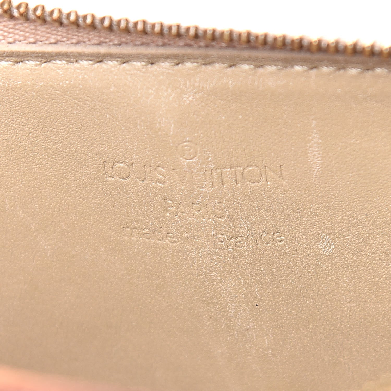 Louis Vuitton Vernis Lexington Pochette Beige 6 of 13
