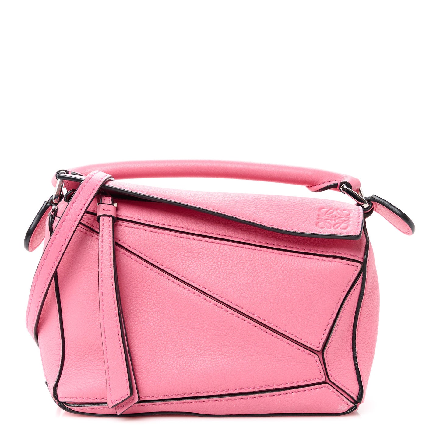 Calfskin Mini Puzzle Bag Wild Rose