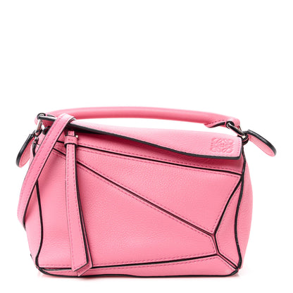 Loewe Calfskin Mini Puzzle Bag Wild Rose 1 of 11