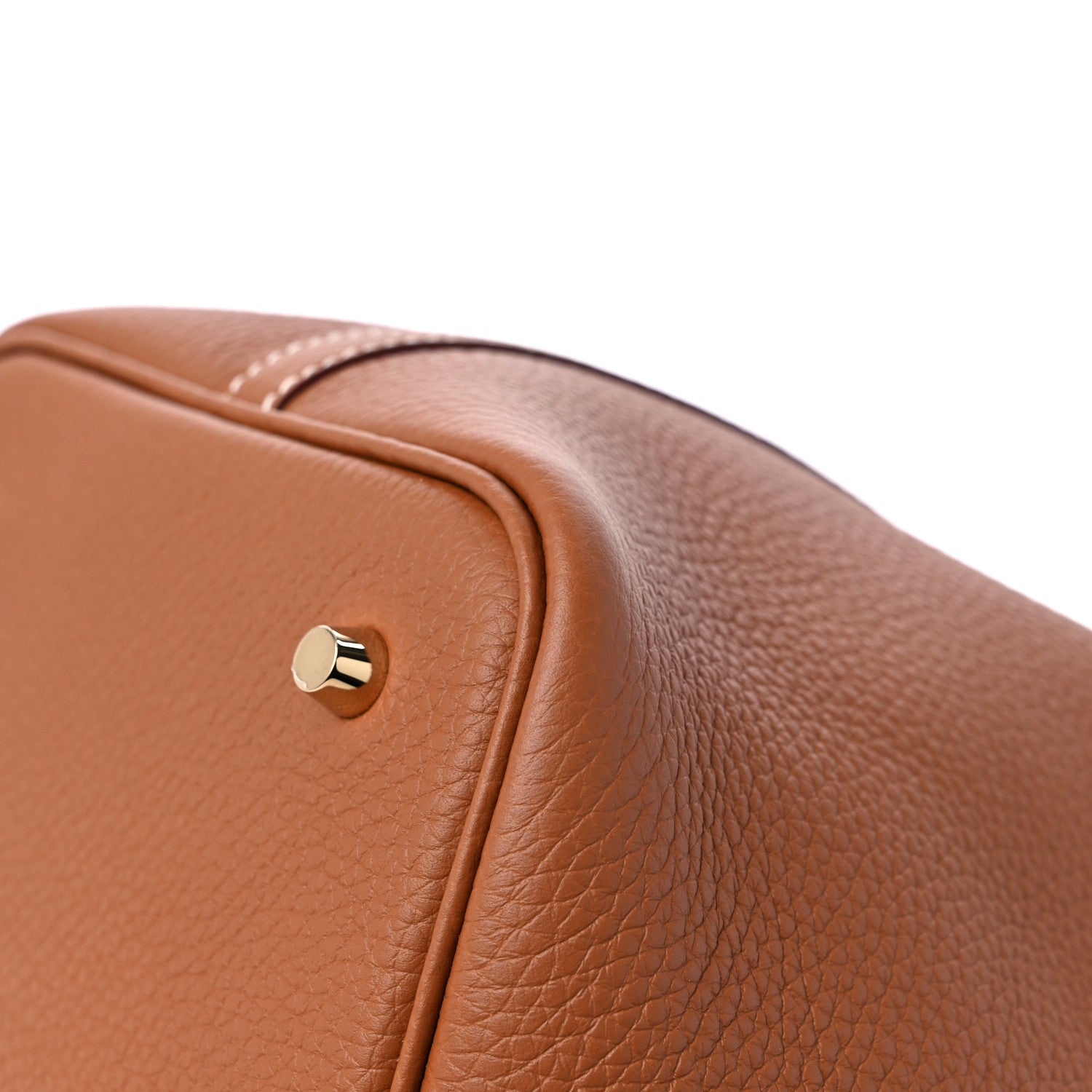 Hermes Taurillon Clemence Picotin Lock 22 MM Gold 9 of 12