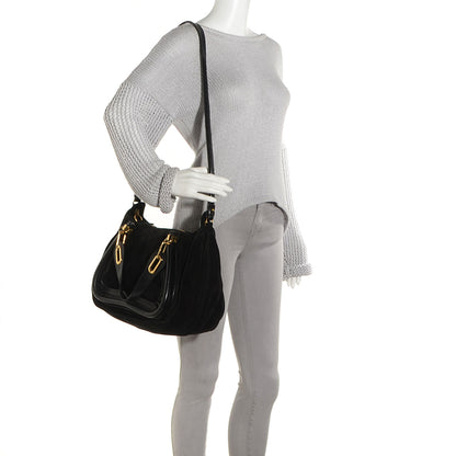Chloe Suede Medium Paraty Black 2 of 9