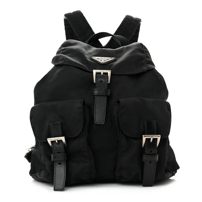 Prada Tessuto Nylon Vela Small Backpack Black 1 of 10