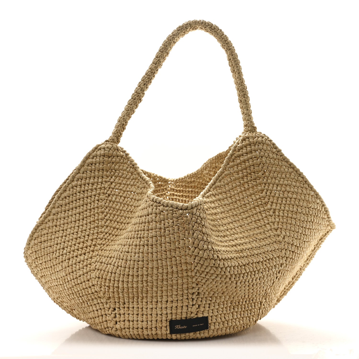 Khaite Raffia Olivia Hobo Natural 1 of 9
