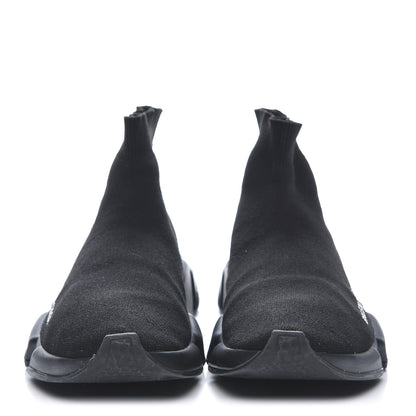 Balenciaga Neoprene Knit Womens Speed Sneakers 39 Black 2 of 10