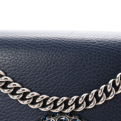 Gucci Pebbled Calfskin Small Dionysus Shoulder Bag Blue Agata 8 of 10
