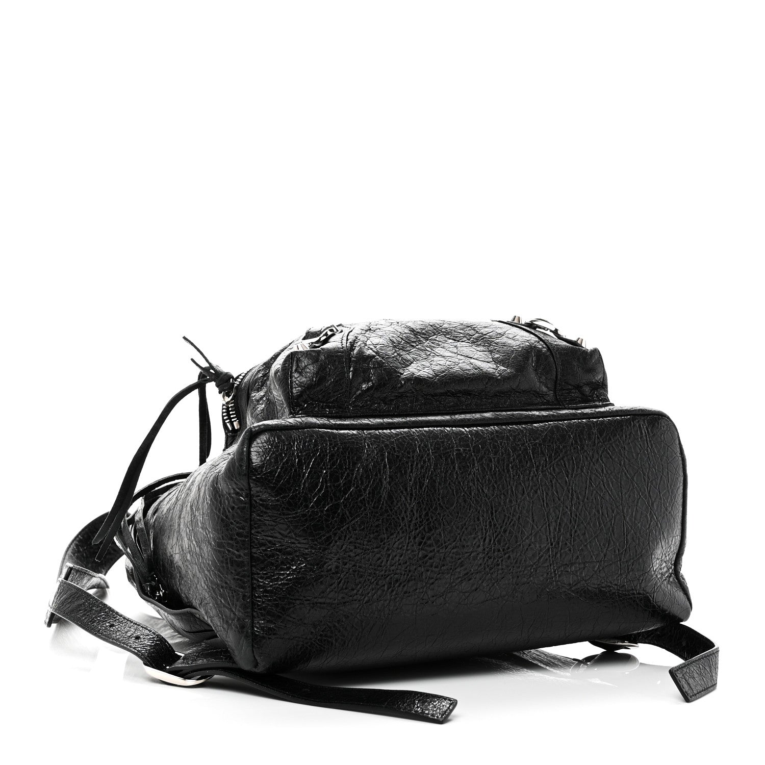 Balenciaga Agneau Classic Silver Hardware Backpack Black 5 of 11