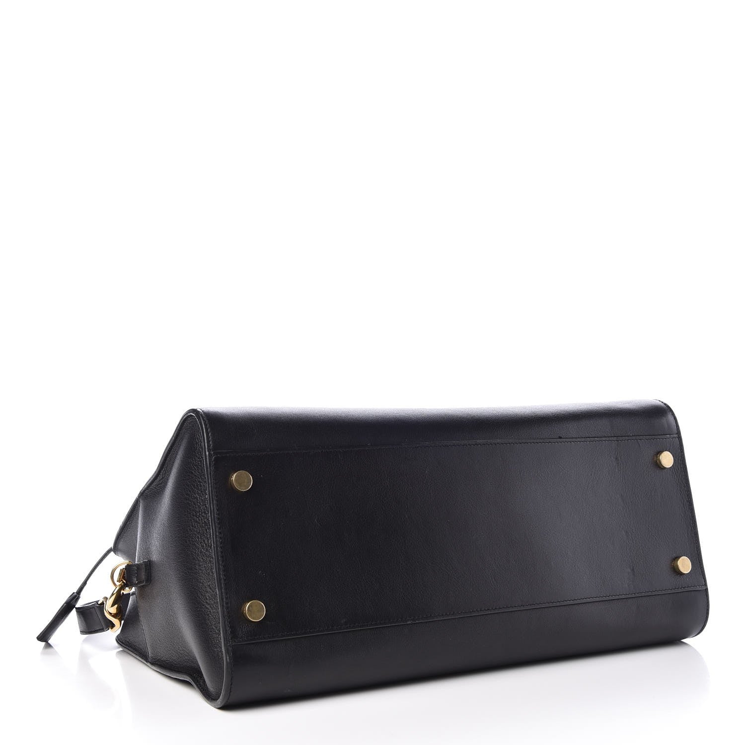Saint Laurent Smooth Calfskin Medium Monogram Cabas Black 5 of 7
