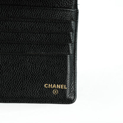 Chanel Caviar Quilted Large Flap Wallet Black 6 of 8