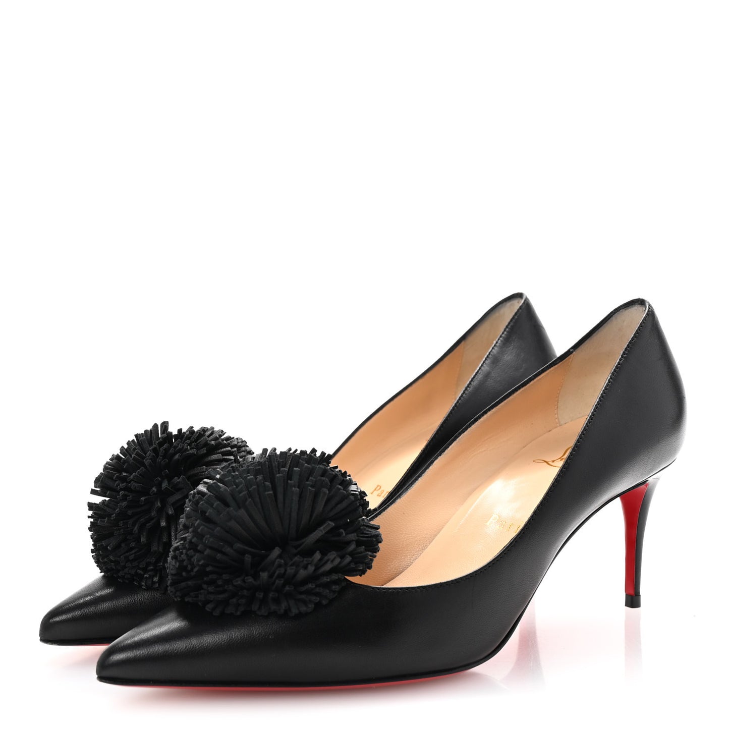 Shiny Nappa Konstantina 70 Pumps 37.5 Black