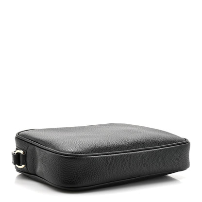 Gucci Pebbled Calfskin Shoulder Bag  Black 4 of 10