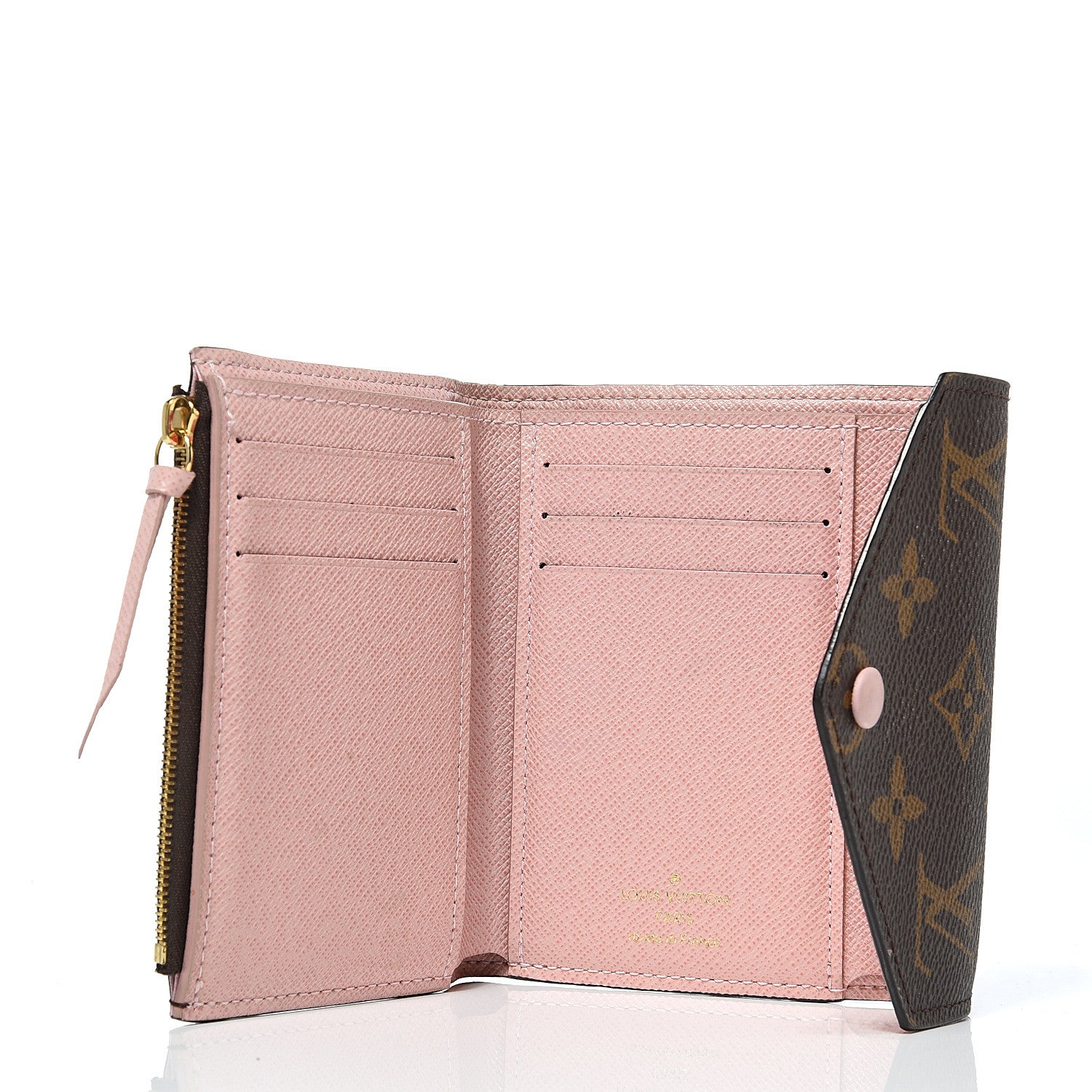 Louis Vuitton Monogram Victorine Wallet Rose Ballerine 4 of 5