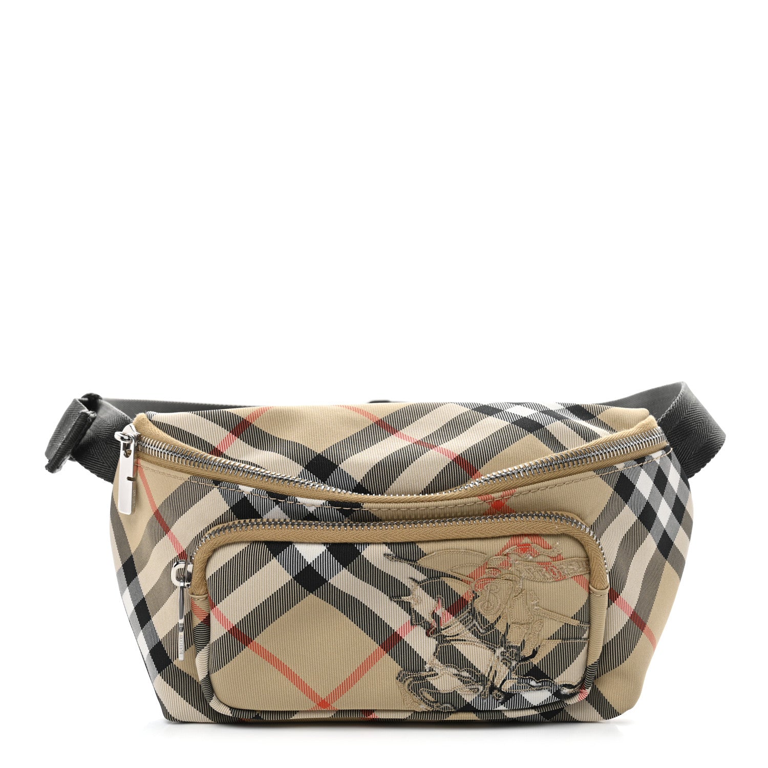 Burberry Small Check Belt Bag Sand Biege 1 of 10