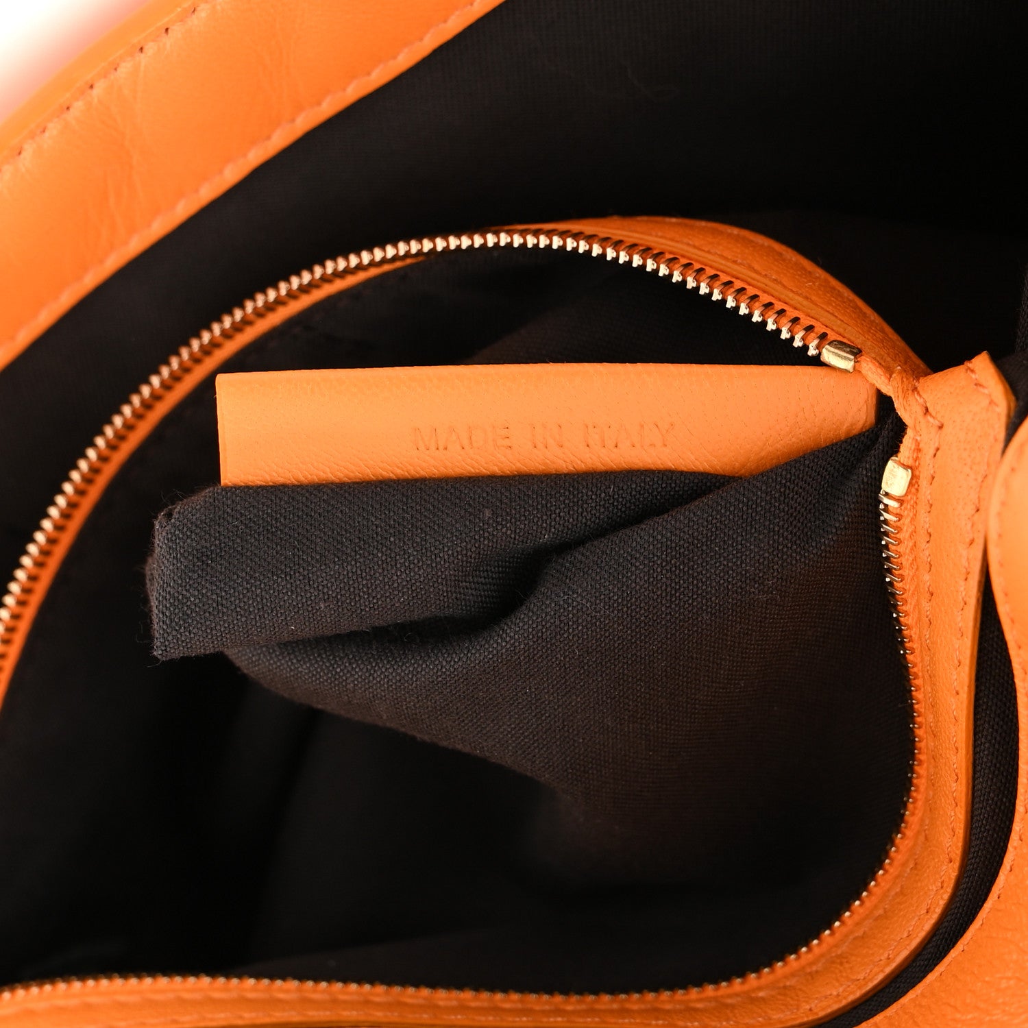 Fendi Nappa FF 1974 Embossed Baguette Clementine 7 of 11