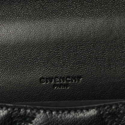 Givenchy Goatskin Quilted GV3 Strap Wallet Black 5 of 10