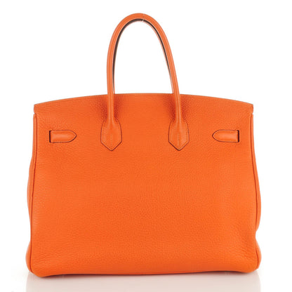 Hermes Togo Birkin 35 Orange 4 of 29