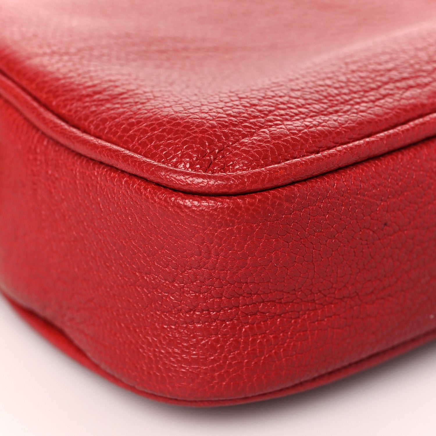 Miu Miu Goatskin Madra Double Zip Wristlet Rosso 9 of 10