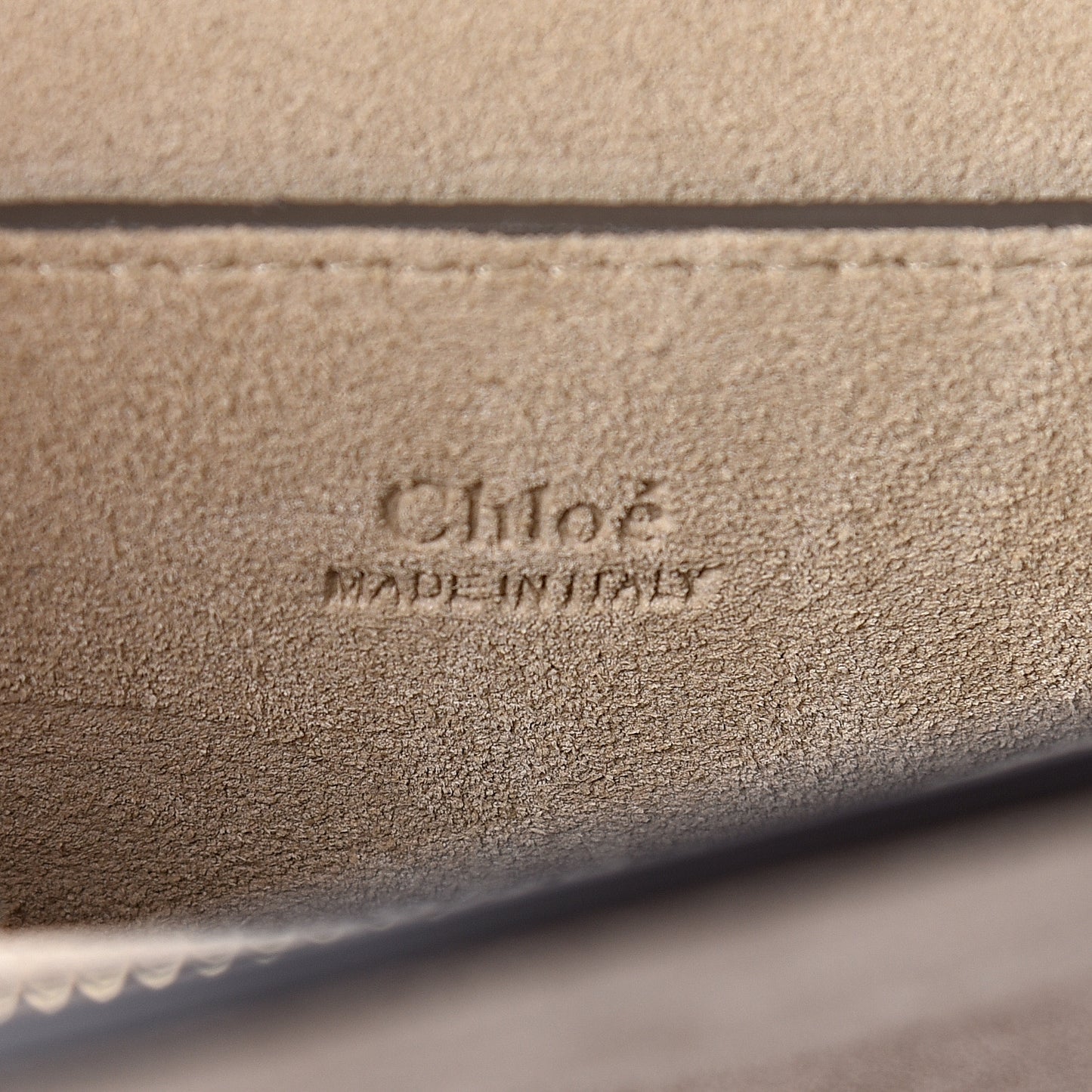 Calfskin Suede Small Pixie Bag Motty Grey
