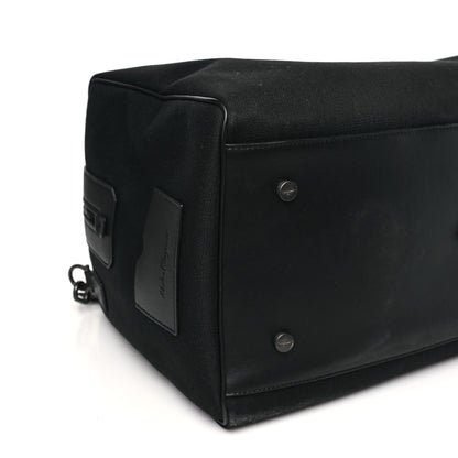 Salvatore Ferragamo Canvas 1927 Signature Duffle Black 7 of 8