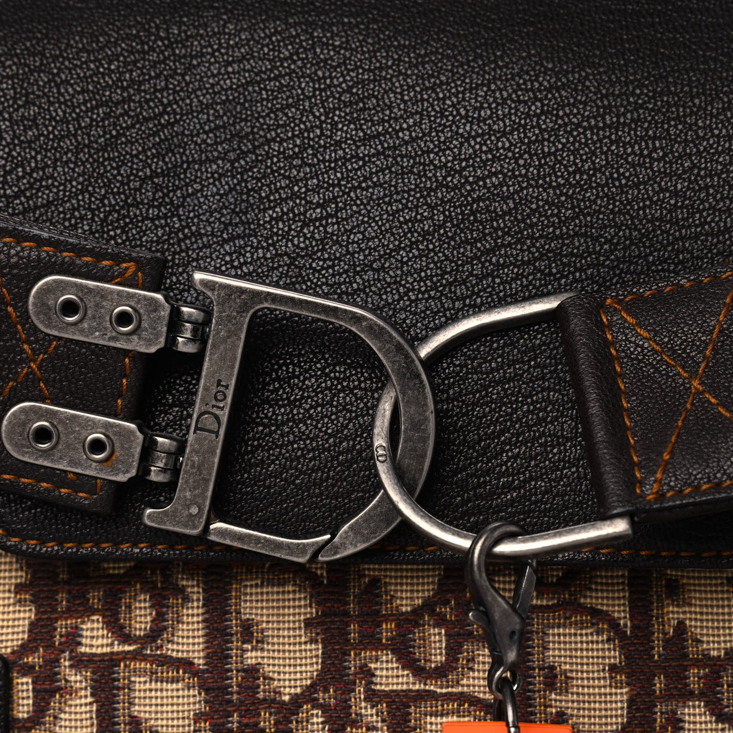 Monogram Medium Flight Tote Brown