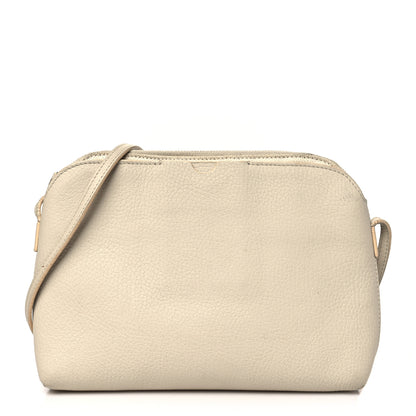 The Row Grained Calfskin Multi-Pouch Crossbody Bag Ivory 1 of 16