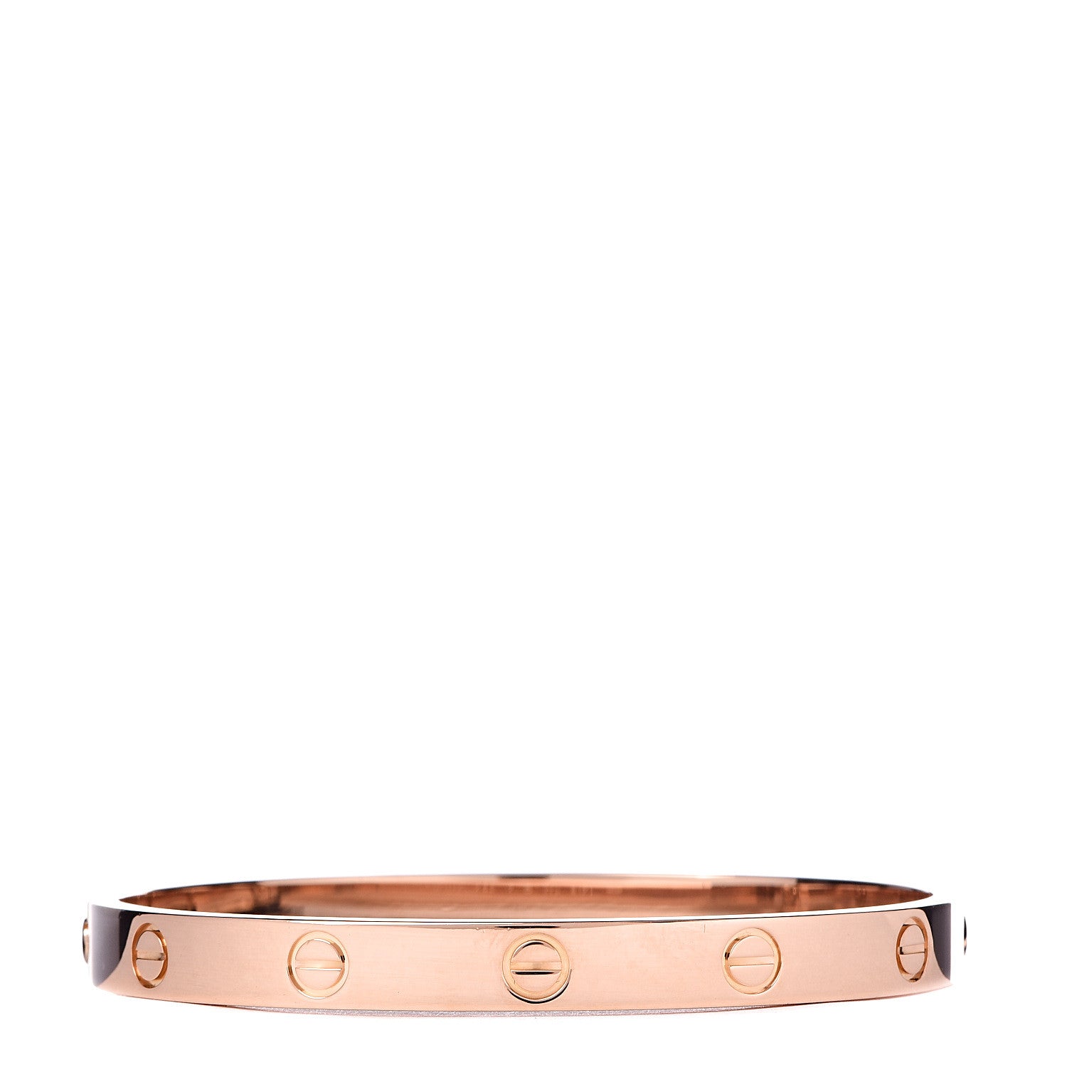 Cartier 18K Pink Gold LOVE Bracelet 17 3 of 5