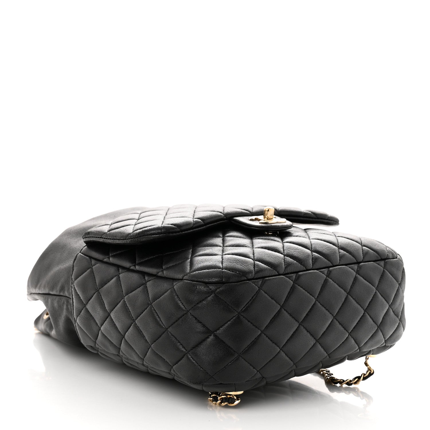 Chanel Lambskin Quilted Large In Seoul Backpack Black 4 of 11