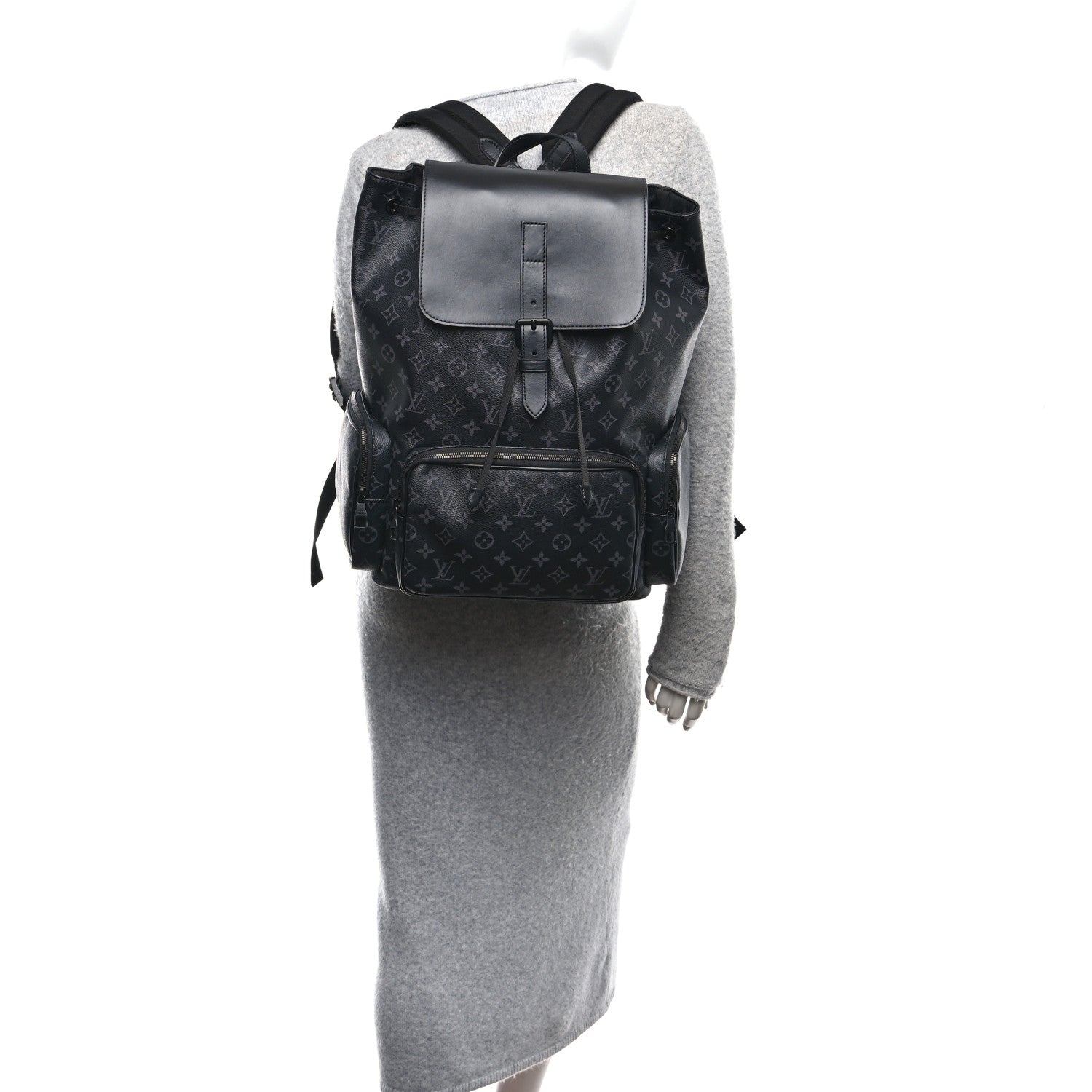 Louis Vuitton Monogram Eclipse Trio Backpack 2 of 11