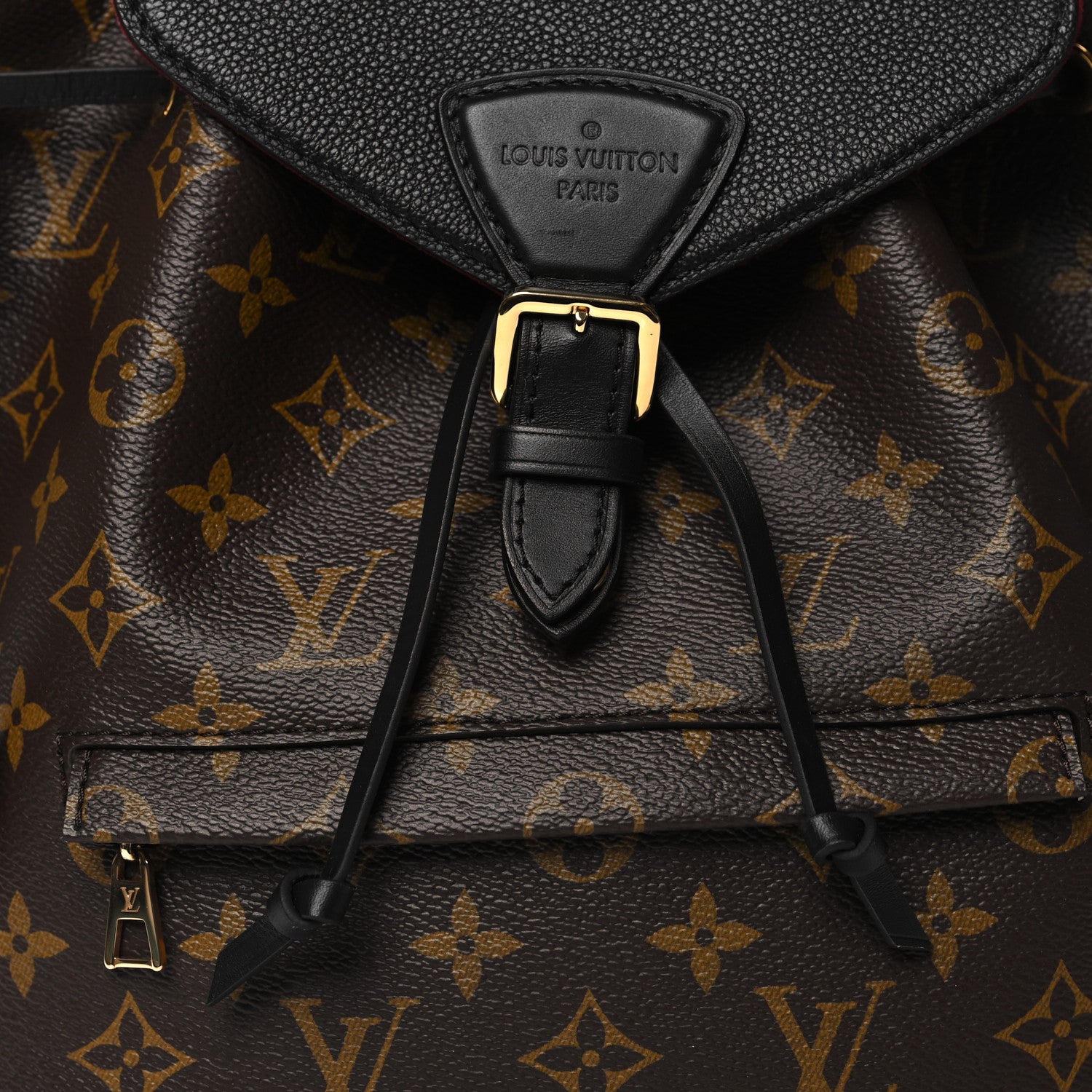 Louis Vuitton Monogram Montsouris PM Black 7 of 9