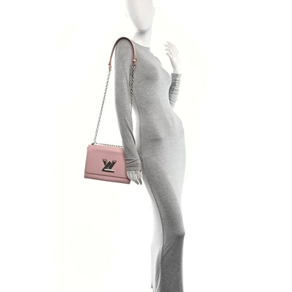 Louis Vuitton Epi Twist Shoulder Bag MM Rose Ballerine 2 of 10