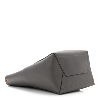 Celine Soft Grained Calfskin Sangle Bucket Bag Grey 4 of 10